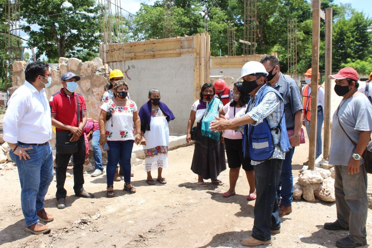 Comités de Contraloría Social constatan con las autoridades avances en obras de la SEDATU