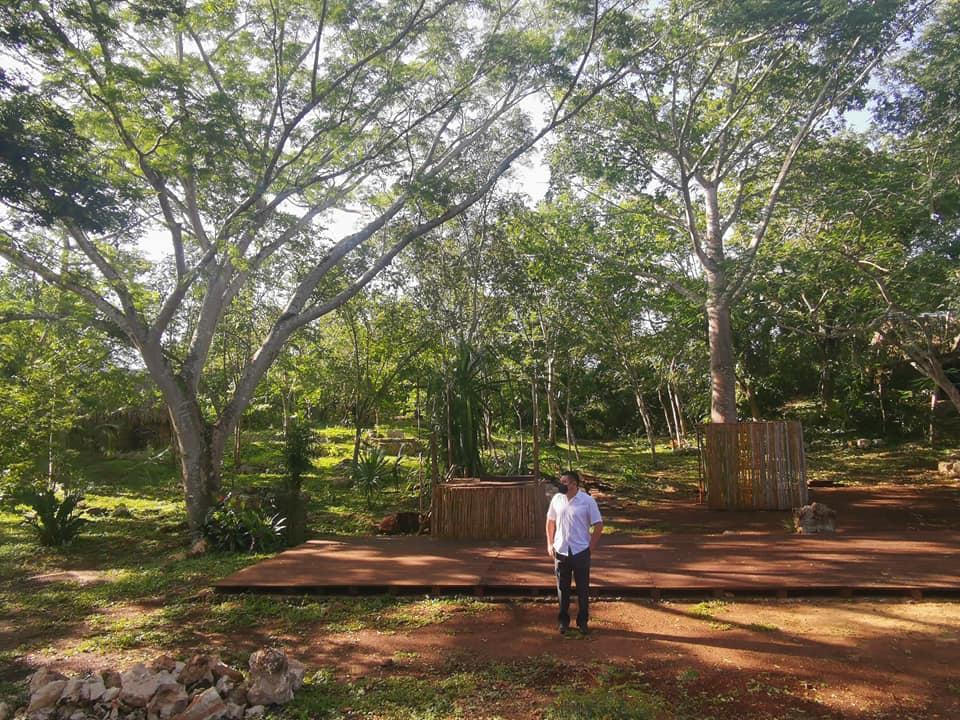 En Xocén, el Centro del Mundo, Alfredo Fernández se llena de las mejores vibras y energías para iniciar su mandato