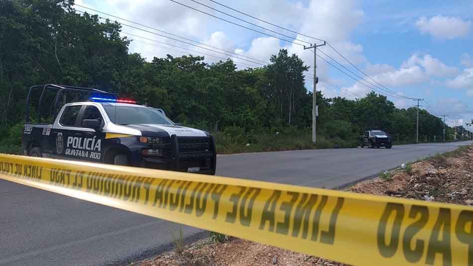 Decapitado, el cuerpo que apareció “embolsado” en Cancún