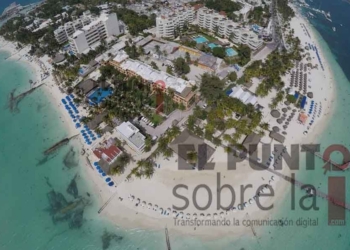 Semar reitera a playas de Isla Mujeres como las que tienen menor presencia de sargazo en Quintana Roo