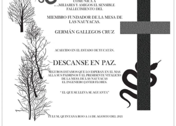 Muere de COVID-19, Germán Gallegos, conocido empresario restaurantero de Tulum