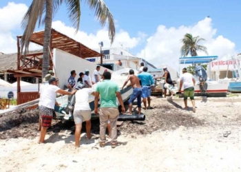 Piden a portomorelenses no alarmarse ante la cercanía de la tormenta tropical “Grace” en Quintana Roo
