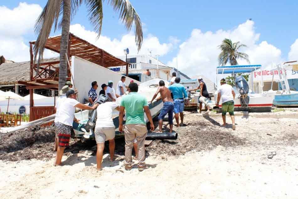 Piden a portomorelenses no alarmarse ante la cercanía de la tormenta tropical “Grace” en Quintana Roo