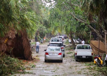 Tulum con saldo blanco tras paso de huracán “Grace” pero afectaciones en zona turística y poblacional