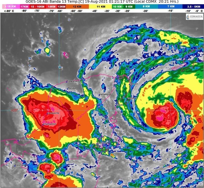 Se emite Alerta Roja para ocho municipios de Quintana Roo