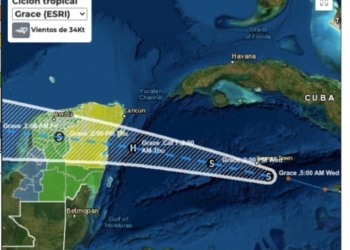 Alerta Amarilla para el centro y norte del Estado y Alerta Verde para el sur