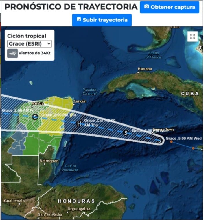 Alerta Amarilla para el centro y norte del Estado y Alerta Verde para el sur