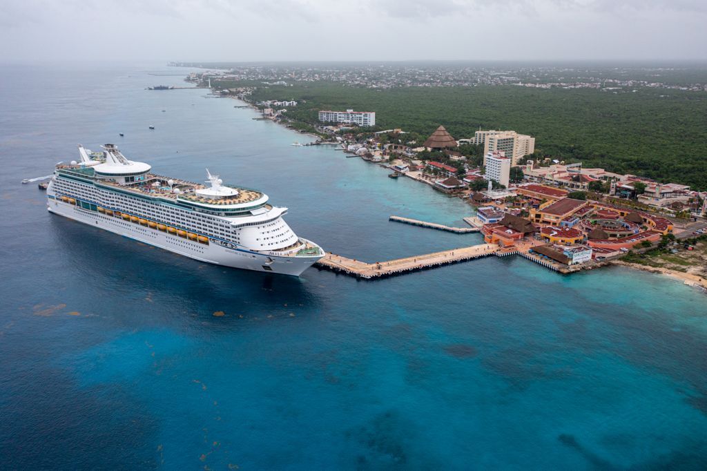 Un total de siete cruceros llegarán esta semana a Cozumel, incluyendo dos nuevos