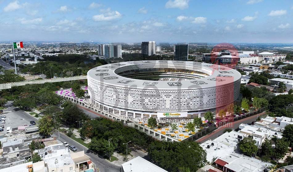 Anuncian la construcción al norte de Mérida de uno de los estadios más modernos de Latinoamérica