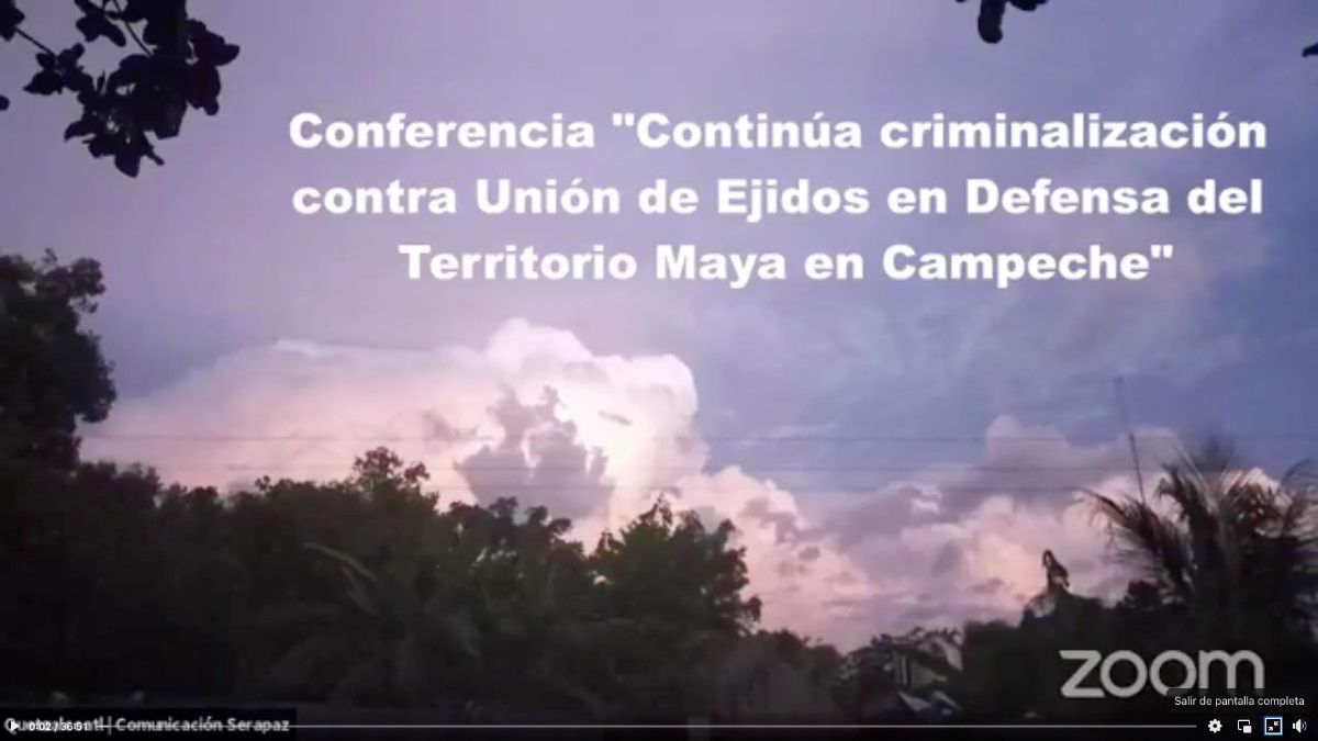 «Continúa criminalización contra Unión de Ejidos en Defensa del Territorio Maya en Campeche»