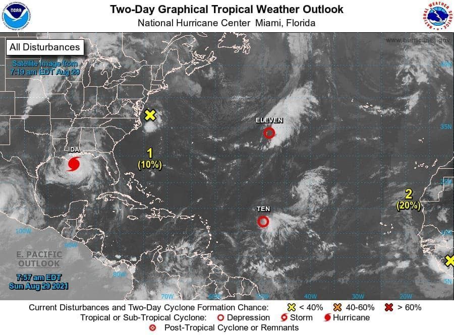 Se descartan riesgos para Quintana Roo por zonas de inestabilidad y tormenta tropical «Julián»