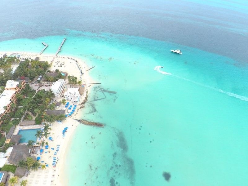 Isla Mujeres, el municipio de Quintana Roo que menor cantidad de sargazo