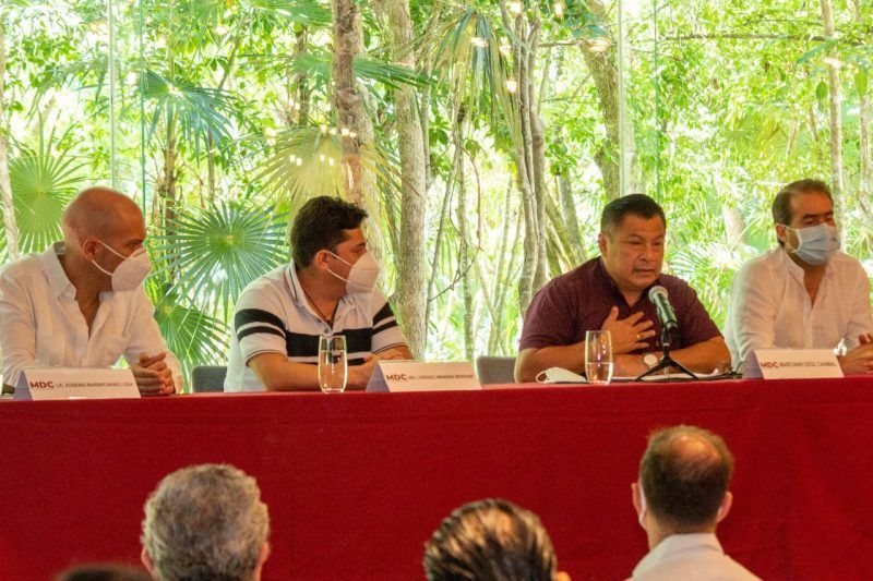 Marciano Dzul y empresarios se reúnen para proyectar un mejor Tulum