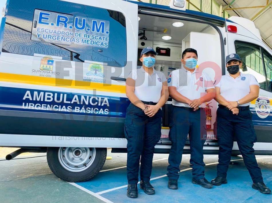 Inicia operaciones en Quintana Roo primer Escuadrón de Rescate y Urgencias Médicas (ERUM)