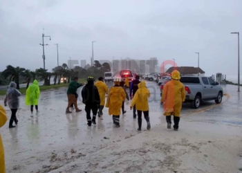Quintana Roo enfrenta los primeros embates del huracán “Grace”