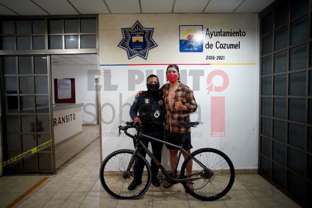 Ladrones roban bicicleta de más de dos mil dólares a turista estadounidense en Cozumel y la empeñan por 200 pesos