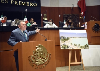 Asegura senador José Luis Pech que ampliación de las playas para uso público traerá beneficios