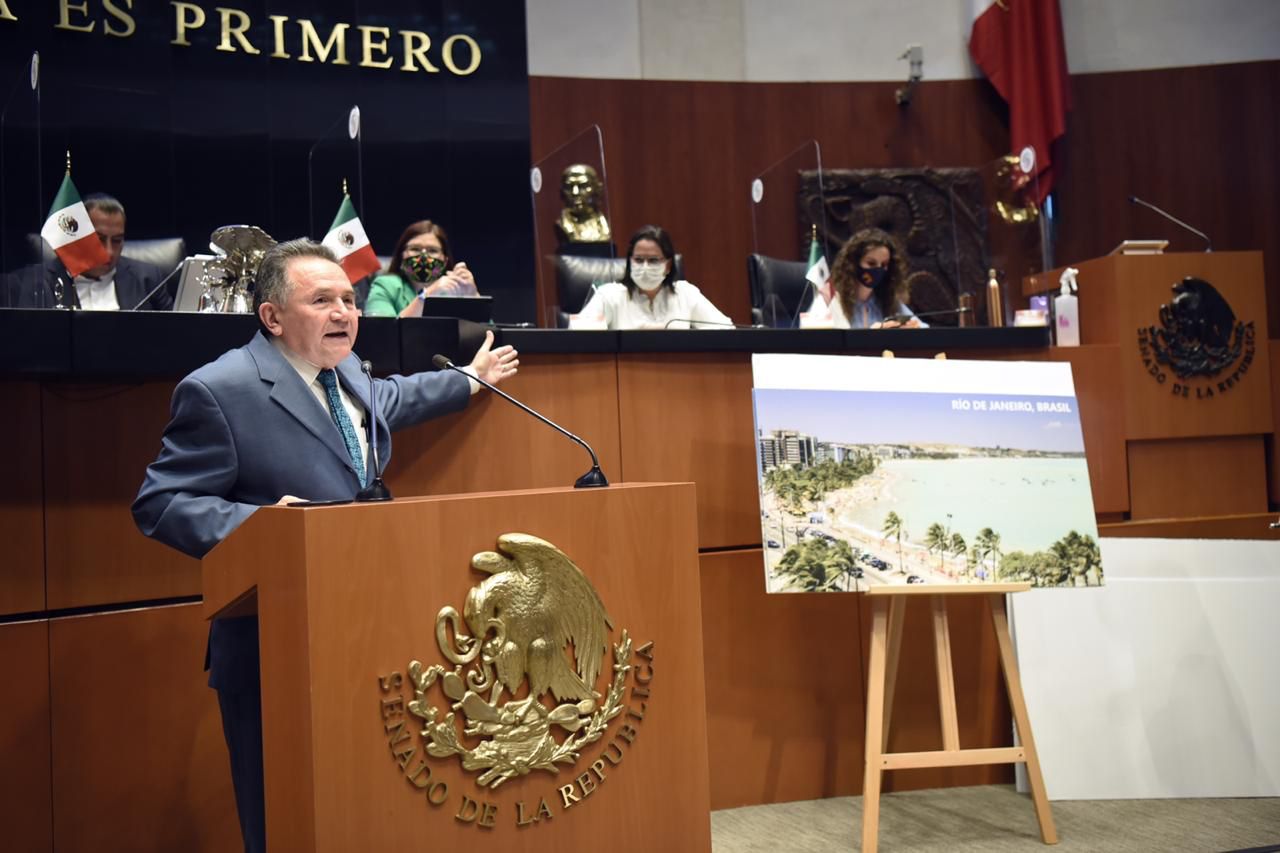 Asegura senador José Luis Pech que ampliación de las playas para uso público traerá beneficios