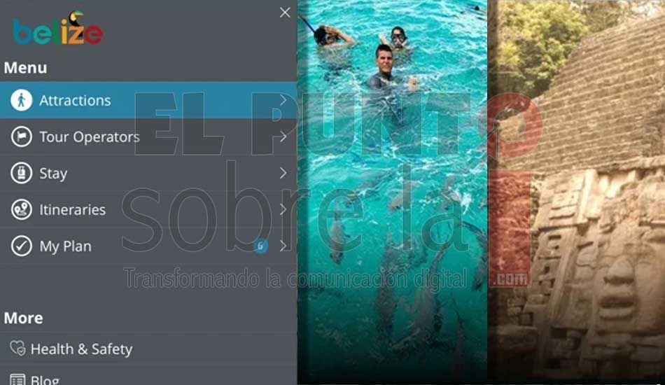 Belice, con una aplicación móvil que promueve su variada oferta turística