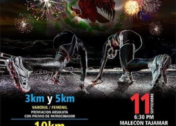 Convocan a participar en Cancún en la I Carrera Mexicana Nocturna con Causa