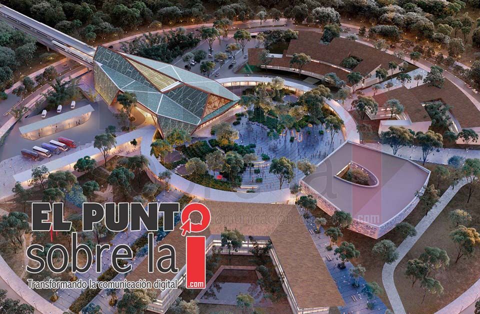 Fonatur presenta la estación del Tren Maya de Palenque, inspirada en Pakal
