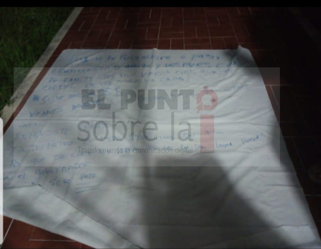 Amenazan a familia chetumaleña con narcomanta