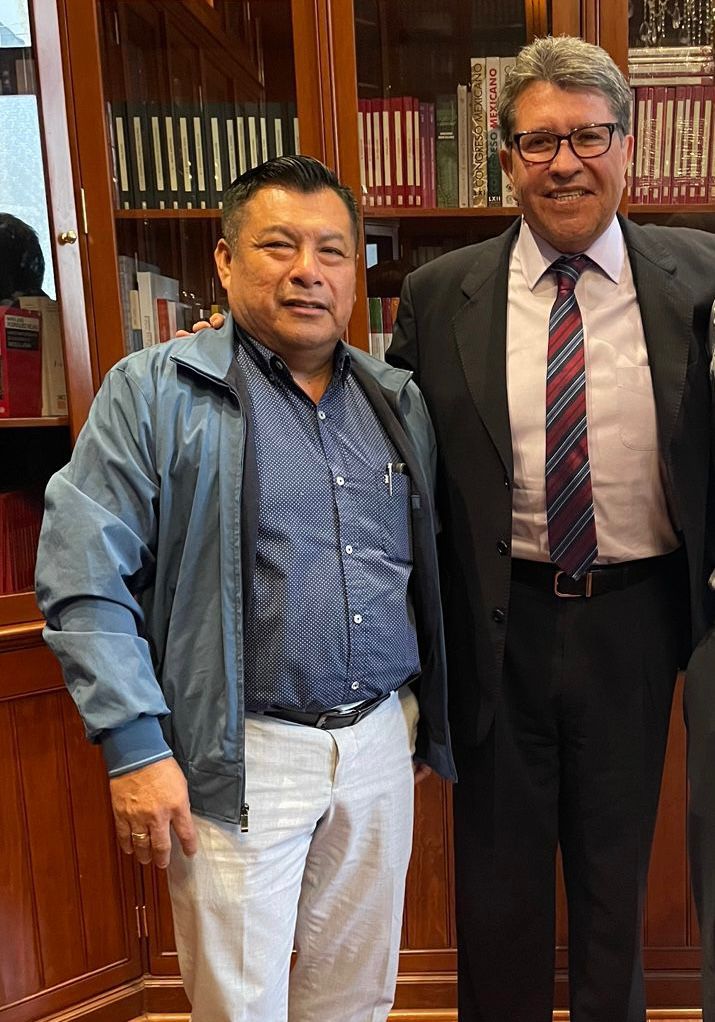 Estrecha lazos Marciano Dzul con el Senado de la República