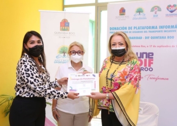 Recibe DIF-Quintana Roo donativo del DIF Solidaridad para operar plataforma informática