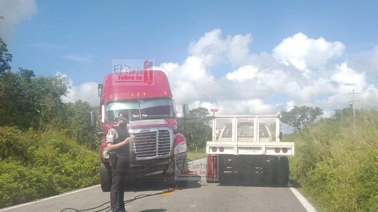Susto en el tramo carretero Kantunil – Mérida