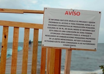 Zofemat cierra muelle de la «Laguna Ciega» en Cozumel al detectar actividades irregulares