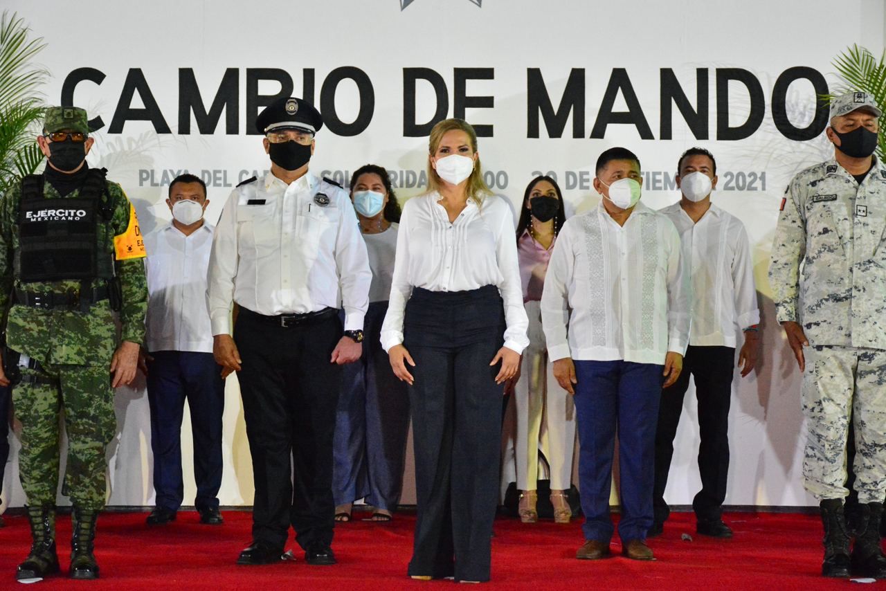 Acabar con cobro de derecho de piso, objetivo de la policía municipal de Solidaridad; Lili Campos