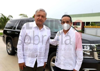 Presidente López Obrador inicia gira por Quintana Roo