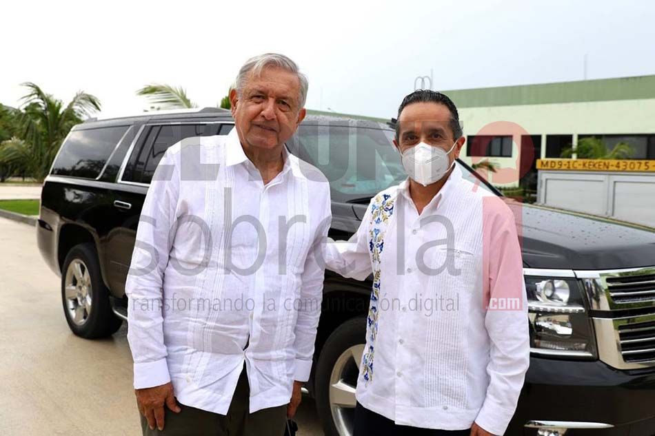 Presidente López Obrador inicia gira por Quintana Roo