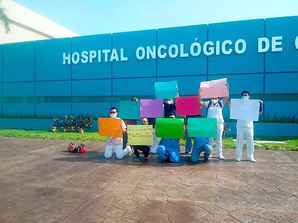Insabi paga solo dos de tres quincenas que adeuda a oncólogos y enfermeras en Chetumal