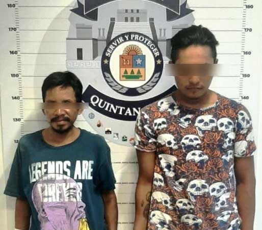Par de ladrones, detenidos infraganti en una escuela primaria en la supermanzana 17