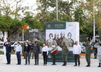 Ayuntamiento de Benito Juárez celebra 211 Aniversario de inicio de lucha de Independencia