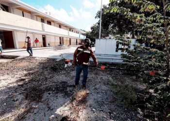 Avanza la rehabilitación de escuelas para el retorno gradual a clases presenciales