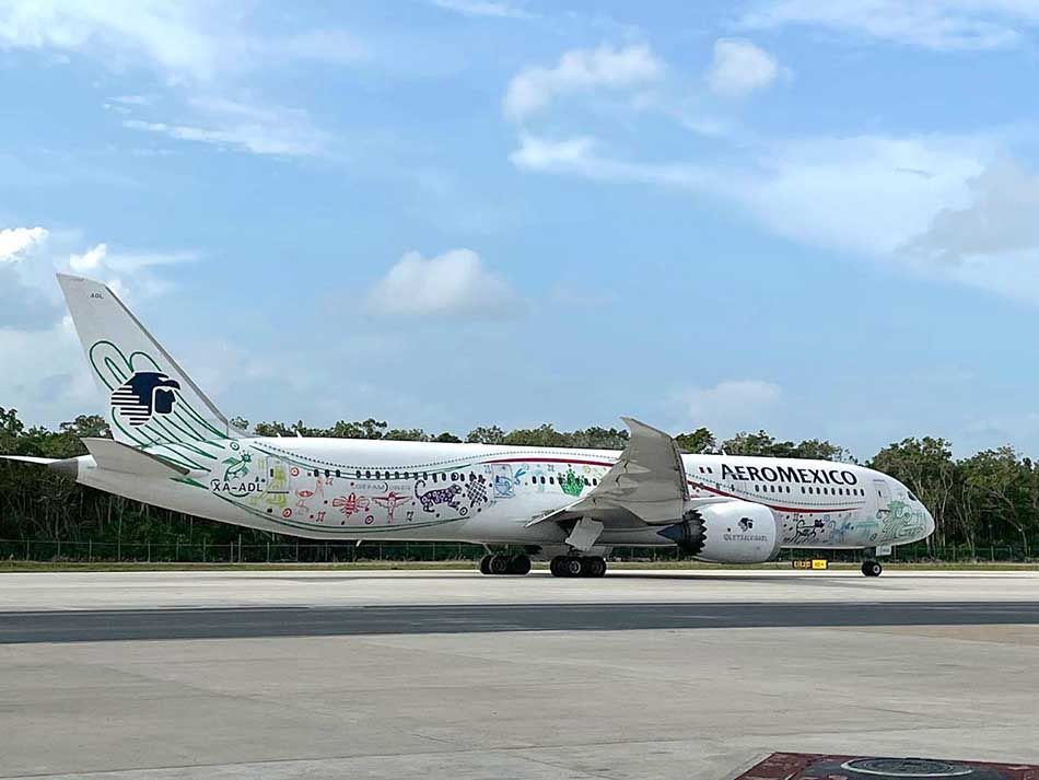 Aeroméxico opera por vez primera en un mismo día tres vuelos usando biocombustible