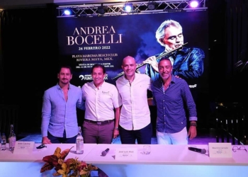 Andrea Bocelli cantará para seis mil personas en la Riviera Maya