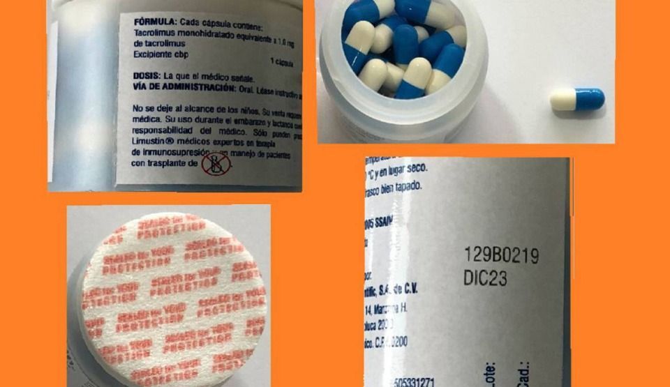 Cofepris alerta sobre reportes de casos de falsificación de medicamento Limustin