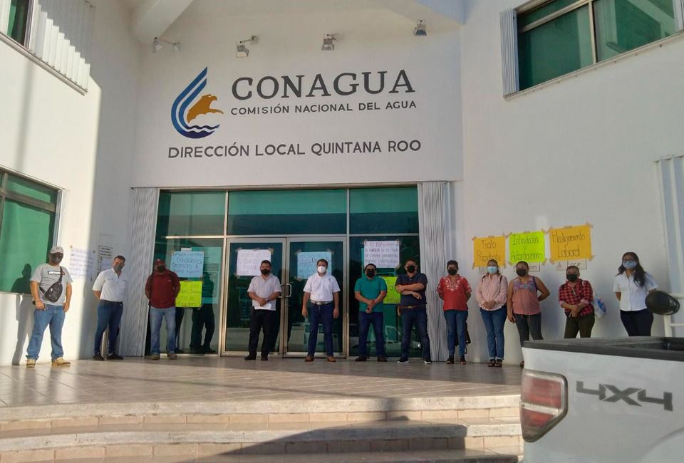Conagua cede a presiones de sindicalizados en Chetumal y destituye a titular de Agua Potable