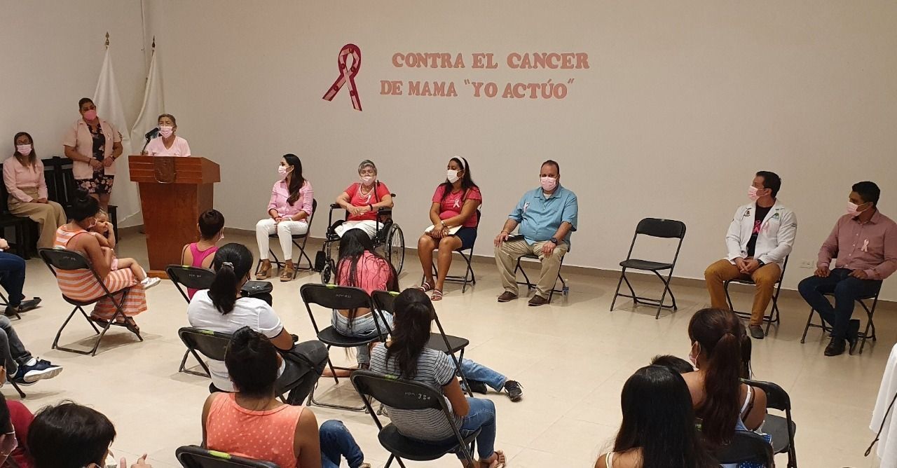 Gobierno de Puerto Morelos convoca a la ciudadanía a sumarse a la lucha contra el cáncer de mama