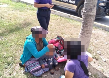 Policía Quintana Roo interviene por caso de mendicidad en Cancún