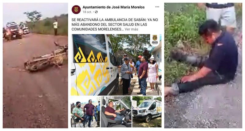 Evidencian mentira de Erik Borges,ambulancia no tiene gasolina