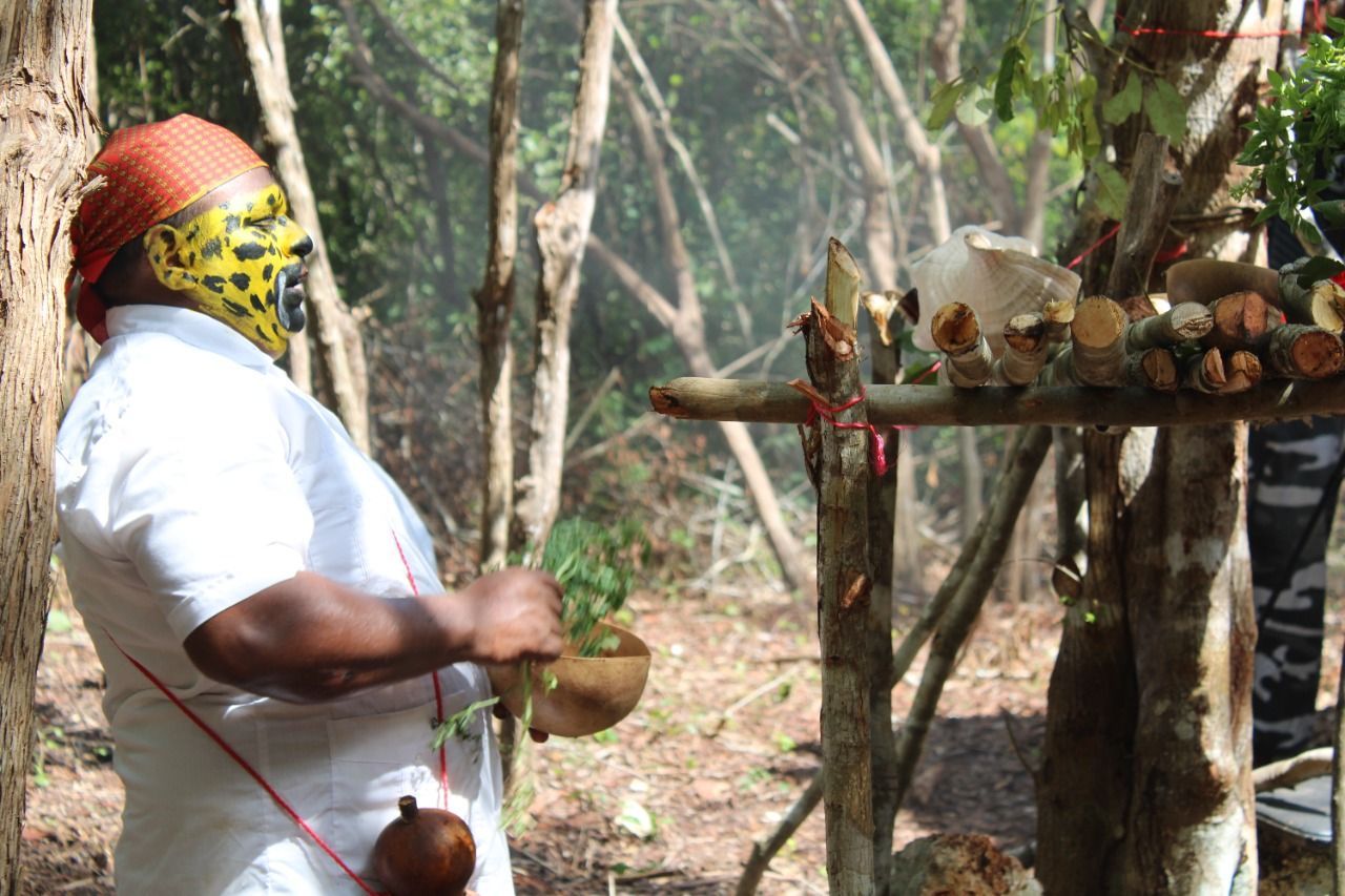 ITSVA pide permiso a los ancestros ante el inicio de sus festejos de aniversario de fundación