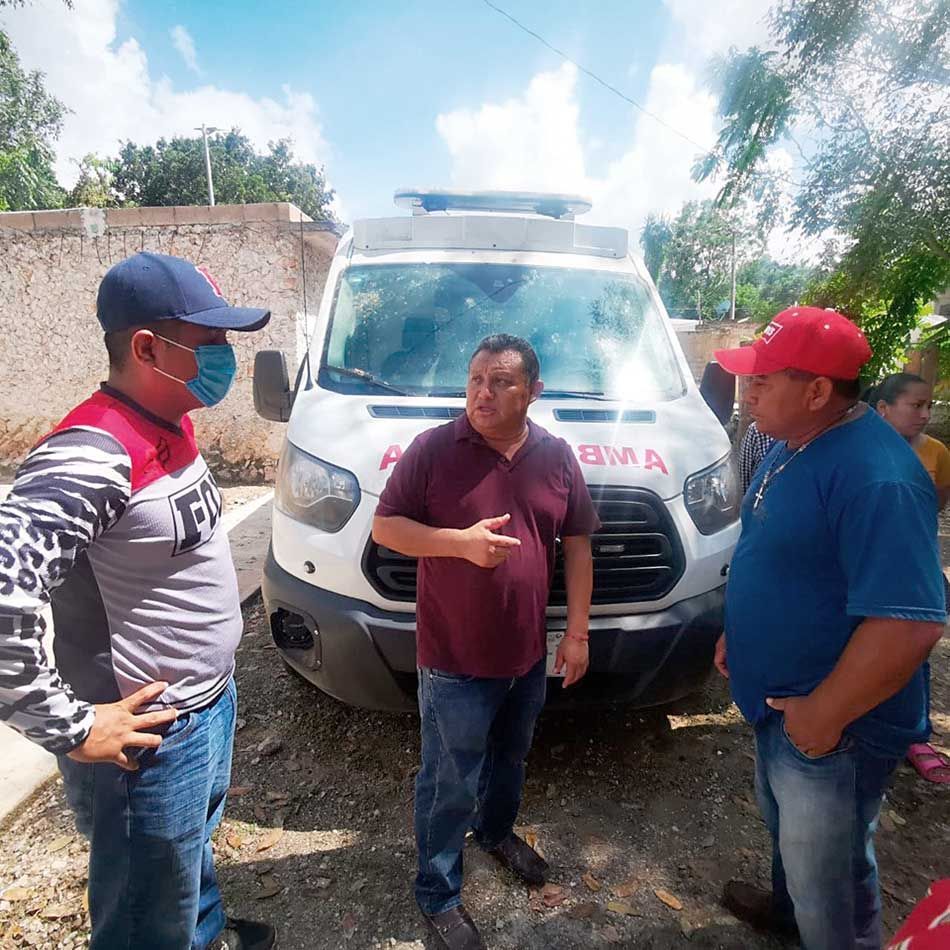 Ayuntamiento de José María Morelos activará ambulancia nueva en comunidad maya, en desuso por falta de gasolina