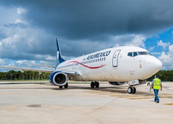 Aeroméxico transportó 1.3 millones de pasajeros en septiembre, el 85.6% de lo obtenido en 2019