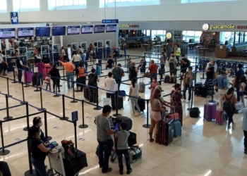 El aeropuerto de Cancún, con 409 operaciones y una conexión con 40 destinos