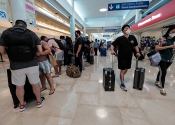 El aeropuerto de Cancún con 419 operaciones y una conexión a 45 destinos de 10 países