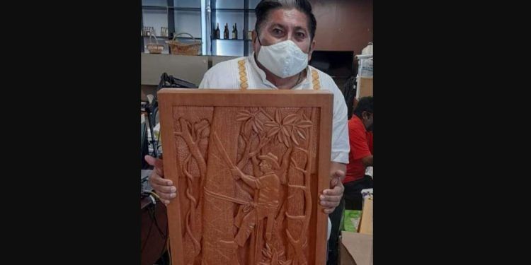 Obra de artesano maya de Felipe Carrillo Puerto trasciende y llega hasta Brasil